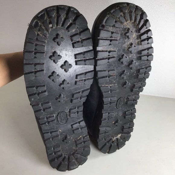 Belleville Military Leather Combat Boots Black 10W - Picture 8 of 14